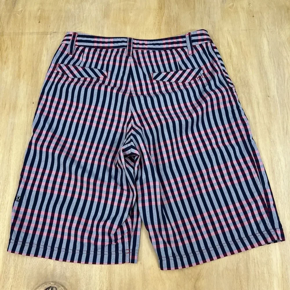 Lululemon Kahuna Shorts 👉Actual‎ Sz 30x10👈 Mens Bermuda Nylon Blend Stretch